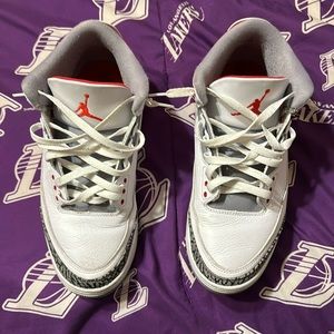 Jordan 3 fire red